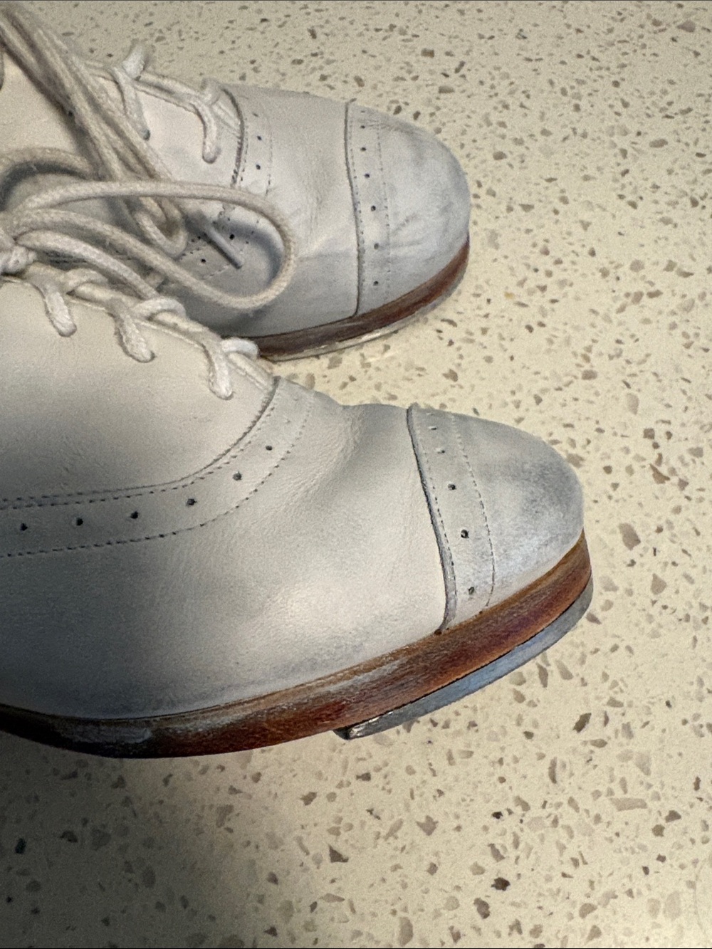 Bloch White J. Sams Tap Shoes - Picture 6 of 10